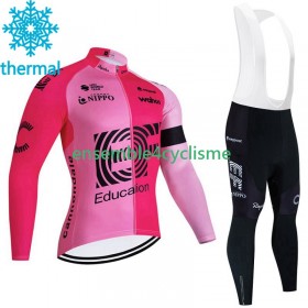 Tenue Maillot M/L + Collant à Bretelles Hiver Thermal Fleece Ef Education First 2023